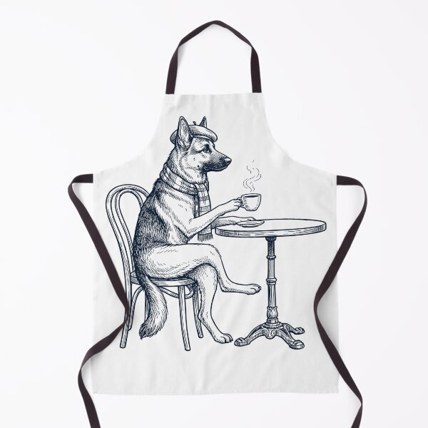 Item preview, German Shepherd Coffee Dog Mom Dad designed and sold by DoodleTortle.