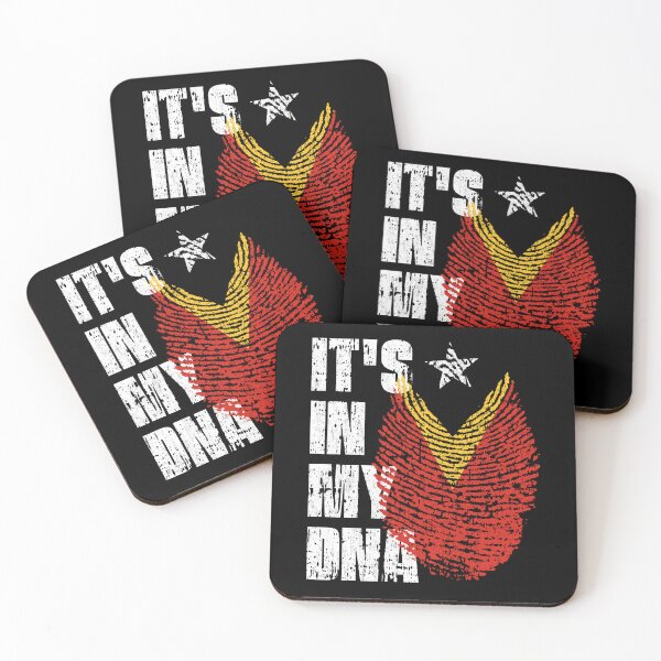 Item preview, IT'S IN MY DNA East Timor Flag Roots designed and sold by CosmoKitsch.