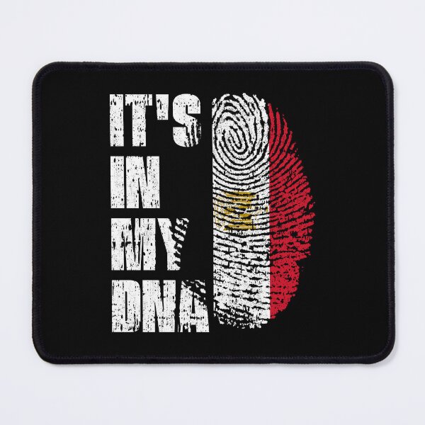 Item preview, IT'S IN MY DNA Egypt Flag Roots designed and sold by CosmoKitsch.