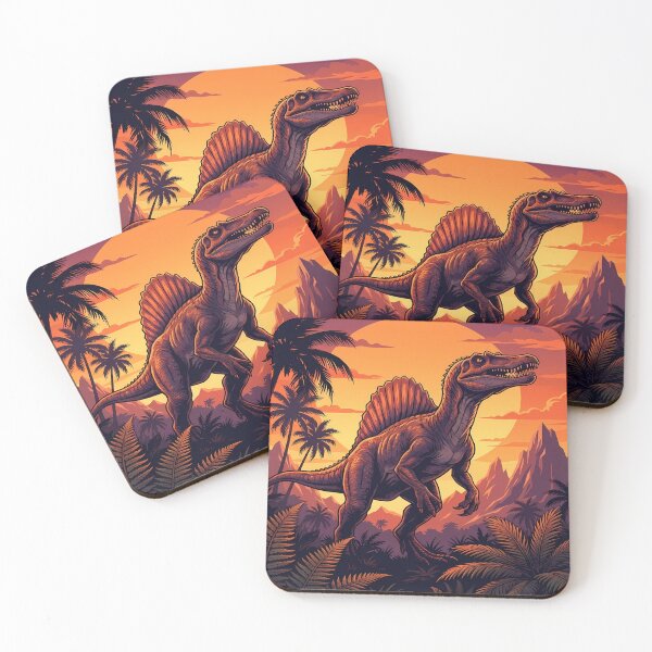 Item preview, Spinosaurus in Prehistoric Landscape designed and sold by CandyCaneKennie.