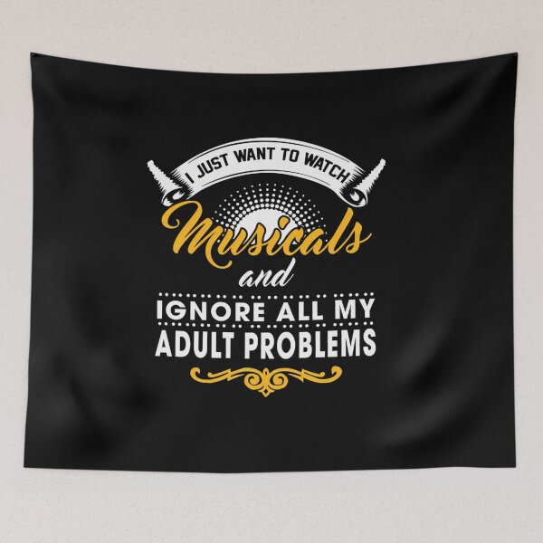 Item preview, Funny Theatre Nerd Problems Gift designed and sold by Touge Stickers.