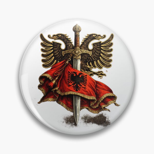 Item preview, Skanderbeg Sword – Albanian Eagle Legacy designed and sold by kimkosovo.