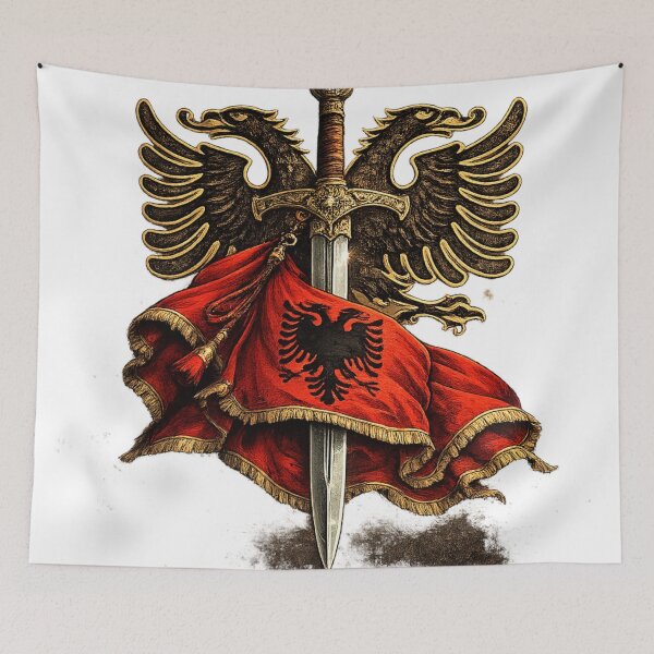 Item preview, Skanderbeg Sword – Albanian Eagle Legacy designed and sold by kimkosovo.
