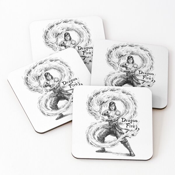 Item preview, Shaolin Fireball Dragon Strike - Liu Kang Mortal Kombat MK  designed and sold by bapupa.