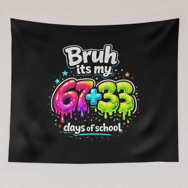 Item preview, Bruh Its My 67 Plus 33 Days of School Math Fun designed and sold by Gargamal.