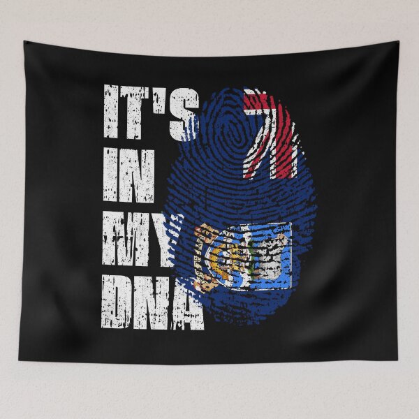 Item preview, IT'S IN MY DNA Falkland Islands Flag Roots designed and sold by CosmoKitsch.