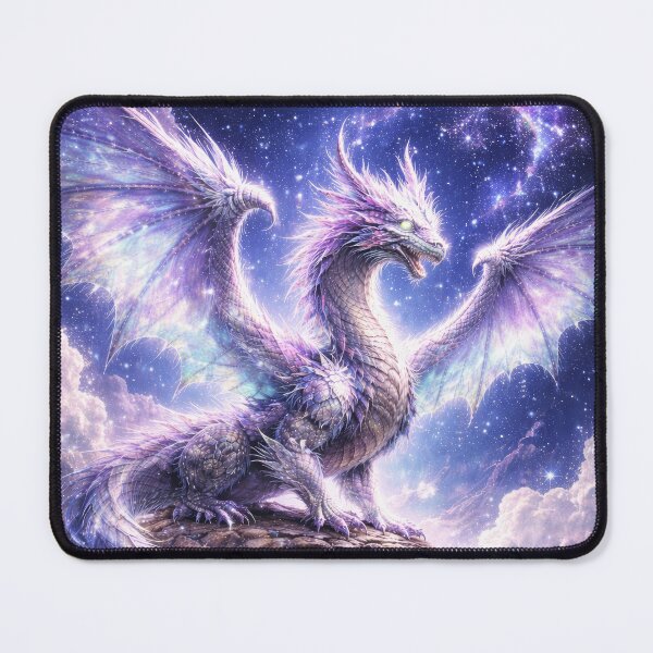 Item preview, Celestial Star Dragon – Cosmic Fantasy Guardian Art designed and sold by DrakariArt.
