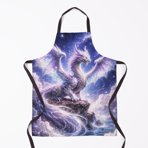 Item preview, Celestial Star Dragon – Cosmic Fantasy Guardian Art designed and sold by DrakariArt.