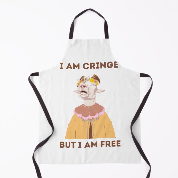 Item preview, I am cringe but free funny goat gift idea designed and sold by mooncakekaro.