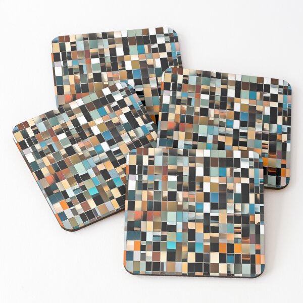 Item preview, Mosaic Grid: Vibrant Pixel Blend designed and sold by mxztar.