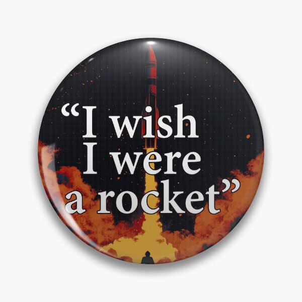 Item preview, I wish I were a rocket designed and sold by LOST IN THOUGHT.