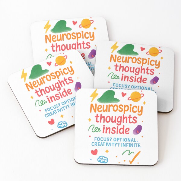 Item preview, Neurospicy Thoughts – Infinite Creativity, Optional Focus designed and sold by NOMISKISAW.