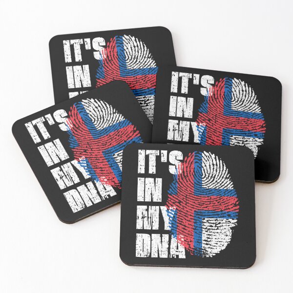 Item preview, IT'S IN MY DNA Faroe Islands Flag Roots designed and sold by CosmoKitsch.