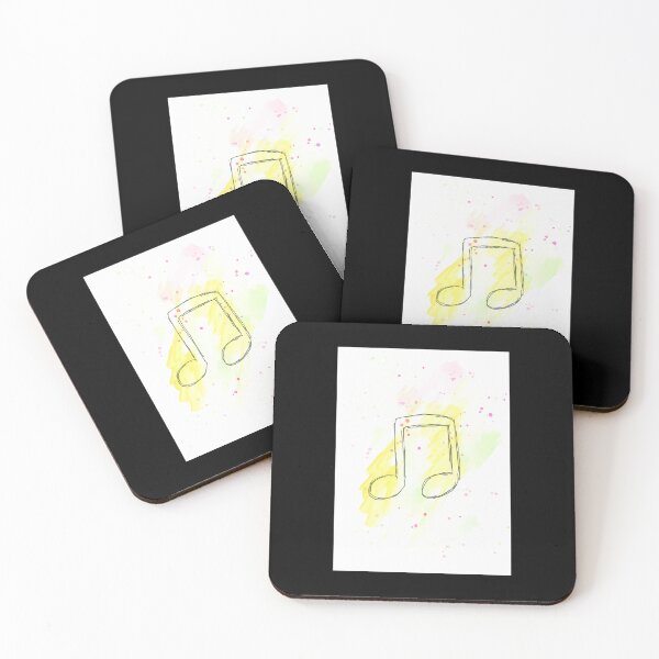 Item preview,  Notes Music Musical Notation Musical Symbol Musical Art Sketch Watercolor designed and sold by DezignRobot.
