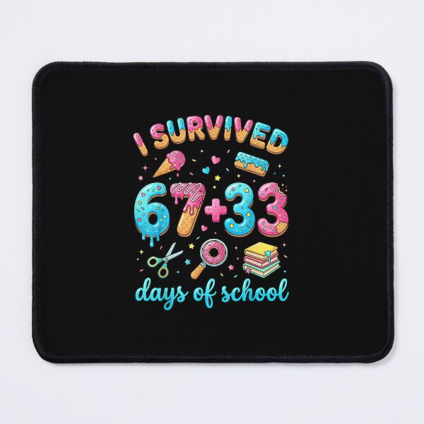 Item preview, I Survived 67+33 Days of School 100 Days Teachers Kids Boys designed and sold by MatherFisher.