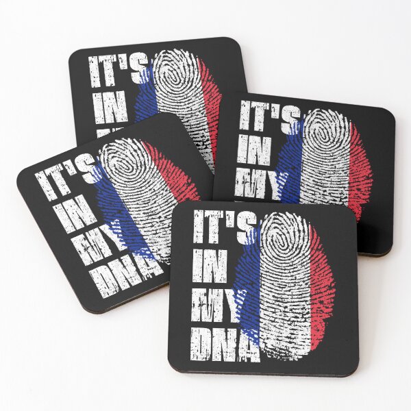 Item preview, IT'S IN MY DNA France Flag Roots designed and sold by CosmoKitsch.