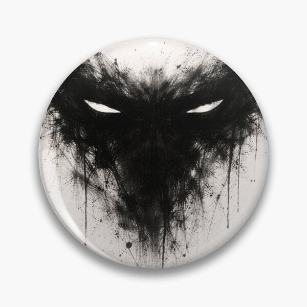 Item preview, Dark Vigilante Mask Ink Illustration – Abstract Minimalist Shadow Portrait designed and sold by Patricks-Art.