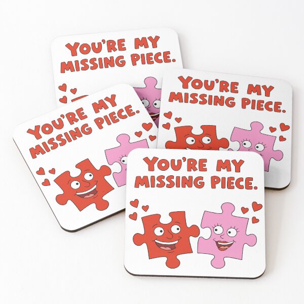 Item preview, You're My Missing Piece - Cute Puzzle Valentine's Day Love designed and sold by Imaginationbeyond.