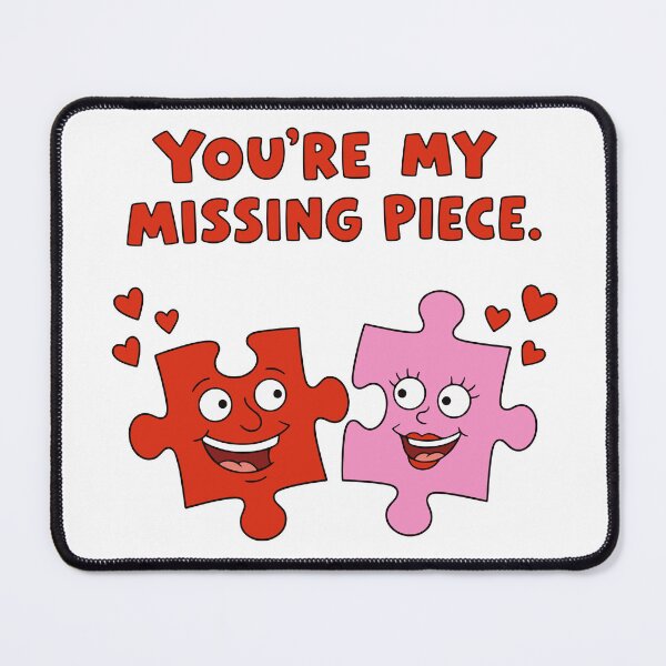Item preview, You're My Missing Piece - Cute Puzzle Valentine's Day Love designed and sold by Imaginationbeyond.