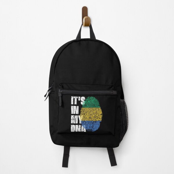 Item preview, IT'S IN MY DNA Gabon Flag Roots designed and sold by CosmoKitsch.