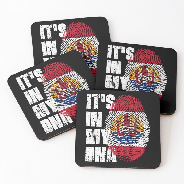 Item preview, IT'S IN MY DNA French Polynesia Flag Roots designed and sold by CosmoKitsch.