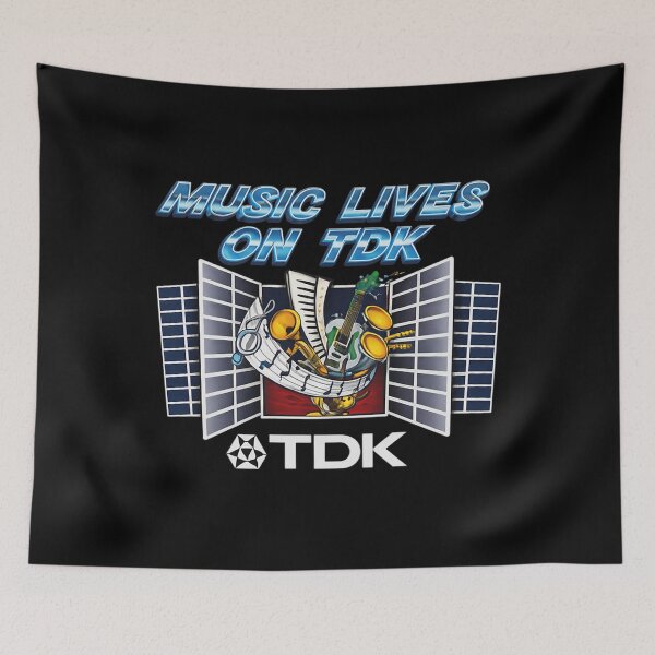 Item preview, Music Lives On Boombox Tdk Cassette Tape Deck designed and sold by dandljason.