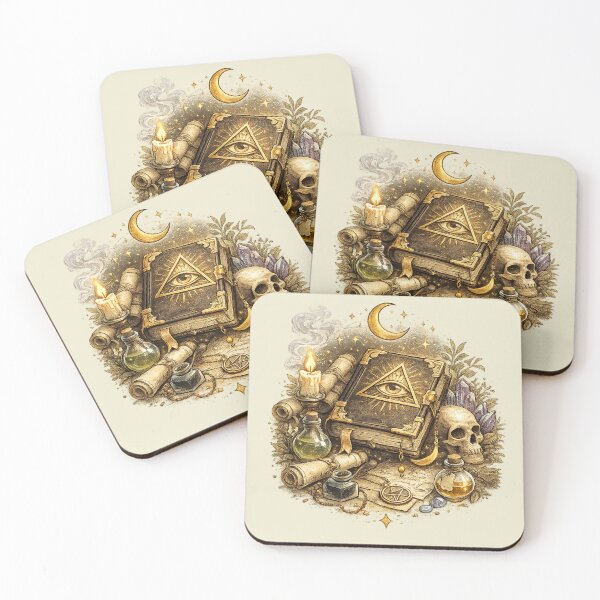Item preview, Occult Spellbook Illustration – Mystical Vintage Art designed and sold by DrizzyV.