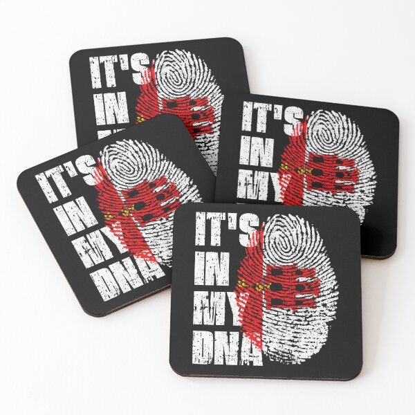 Item preview, IT'S IN MY DNA Gibraltar Flag Roots designed and sold by CosmoKitsch.