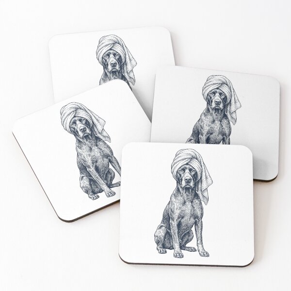 Item preview, German Shorthaired Pointer Spa Bath Dog Mom Dad designed and sold by DoodleTortle.
