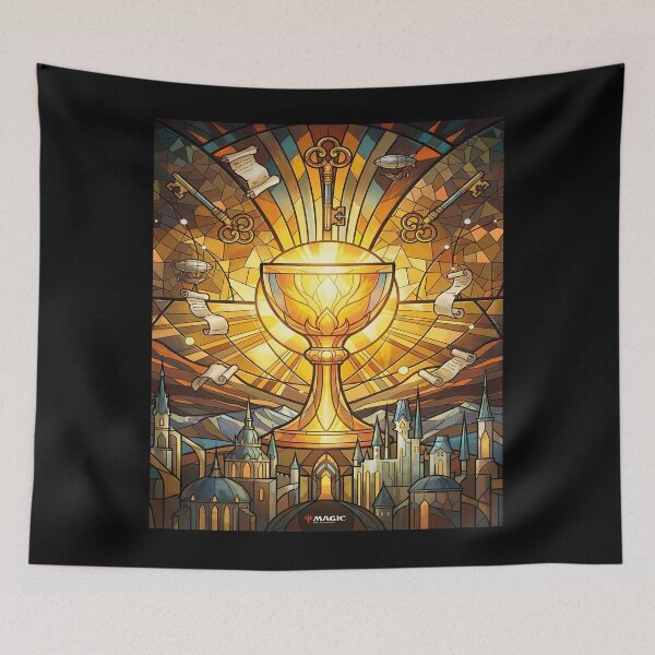 Item preview, Stained Glass Chalice and Cityscape designed and sold by Daniel Abdelmaseih.