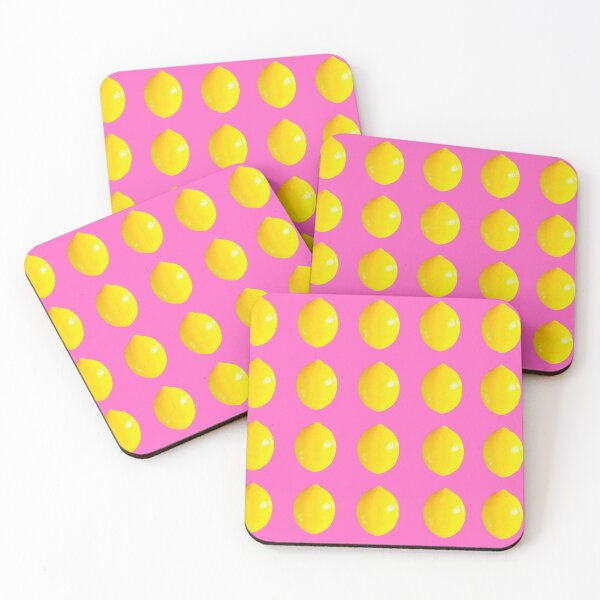 Item preview, Lemons on pink background  designed and sold by happytraveller1.