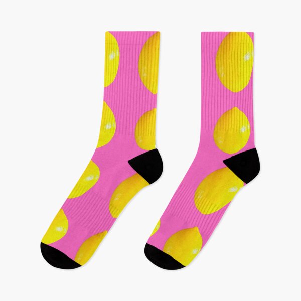 Item preview, Lemons on pink background  designed and sold by happytraveller1.