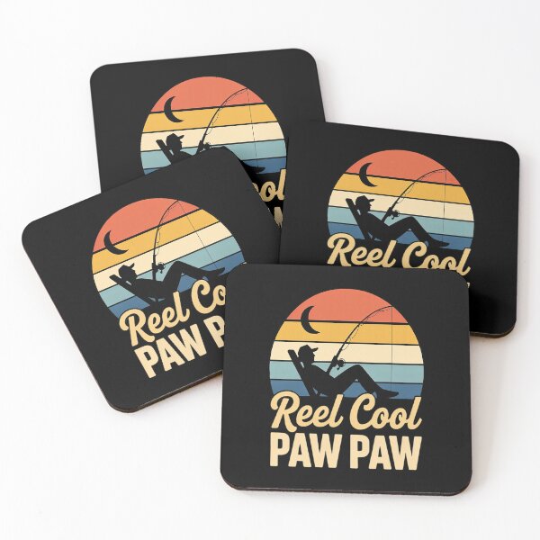 Item preview, Reel Cool Paw Paw Fishing Sunset Relax designed and sold by brinbotty.