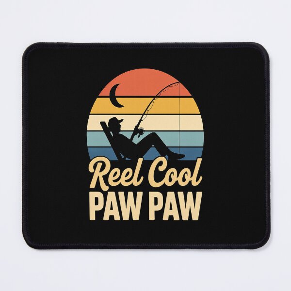Item preview, Reel Cool Paw Paw Fishing Sunset Relax designed and sold by brinbotty.