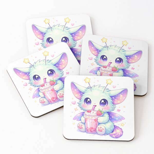 Item preview, Lunari Strawberry Shake – Cute Kawaii Fantasy designed and sold by LunariWorld.