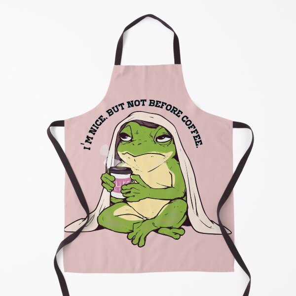 Item preview, Grumpy Coffee Frog designed and sold by sanorastyle.
