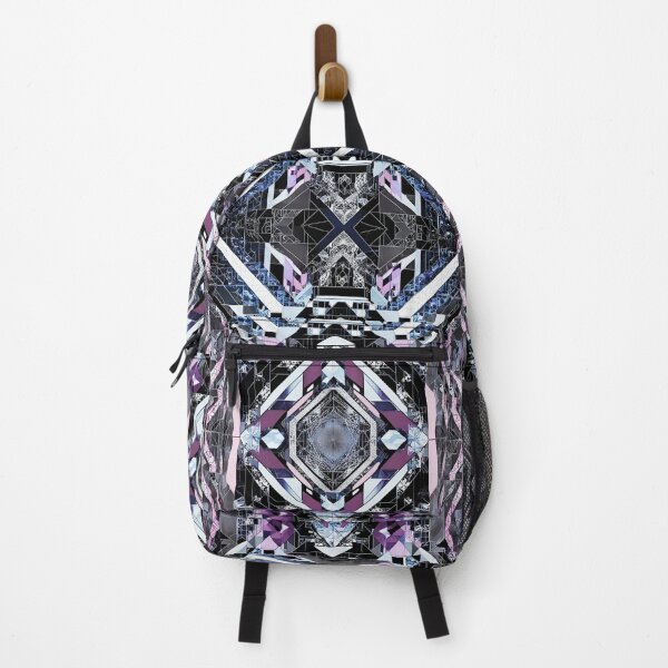 Item preview, Abstract Crystal Core: Cyberpunk Geometric Symmetry designed and sold by mxztar.