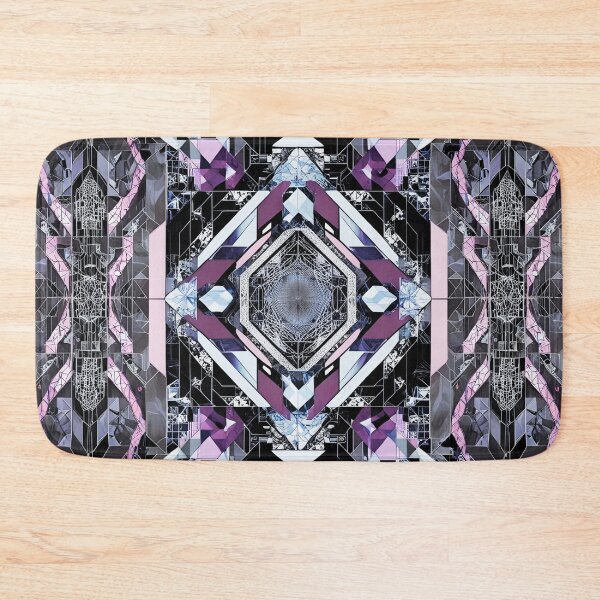 Item preview, Abstract Crystal Core: Cyberpunk Geometric Symmetry designed and sold by mxztar.