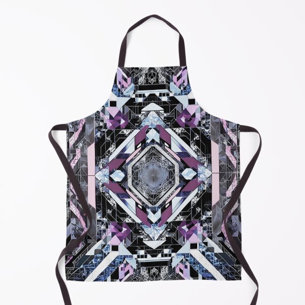 Item preview, Abstract Crystal Core: Cyberpunk Geometric Symmetry designed and sold by mxztar.