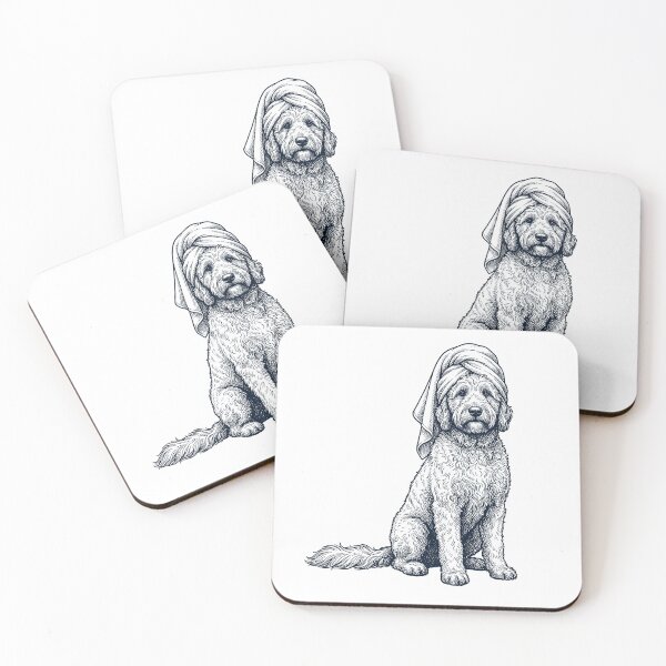 Item preview, Goldendoodle Spa Bath Dog Mom Dad designed and sold by DoodleTortle.