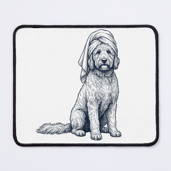Item preview, Goldendoodle Spa Bath Dog Mom Dad designed and sold by DoodleTortle.