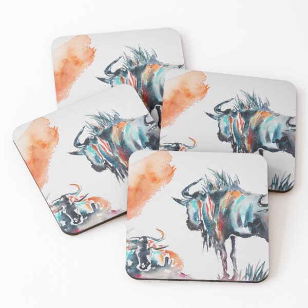 Item preview, Wildebeest kaleidoscope  designed and sold by TamrynPohlArt.