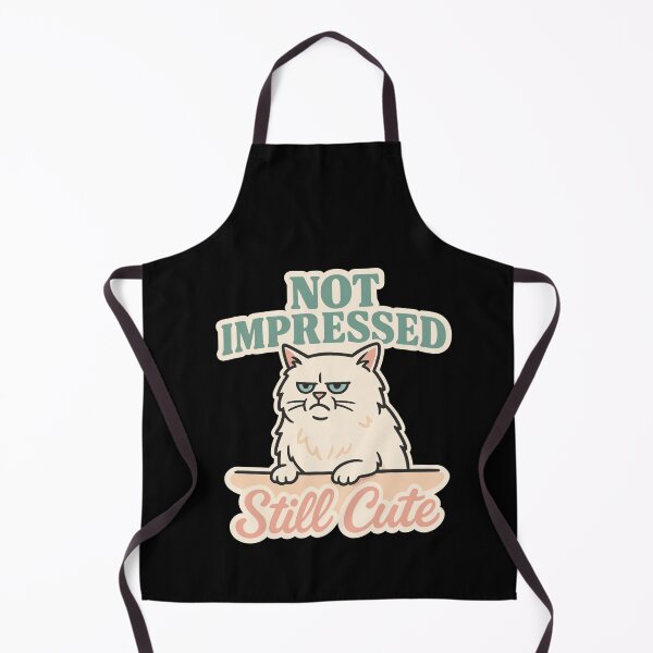 Item preview, Not Impressed Cat Tee – Soft Attitude Cat Illustration designed and sold by WhiskerlyGfx.