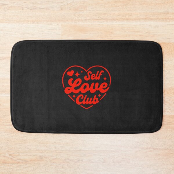 Item preview, Self Love Club Retro Heart - Positive Affirmation Wellness Aesthetic Art designed and sold by Wonder Pixel Studio.