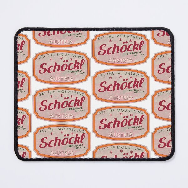 Item preview, Schöckl, Austria, Steiermark, Ski, textured skiing badge designed and sold by Wanderful-roads.