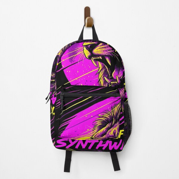 Item preview, Synthwave Lion Retro-Futuristic Beast designed and sold by Daniel Abdelmaseih.