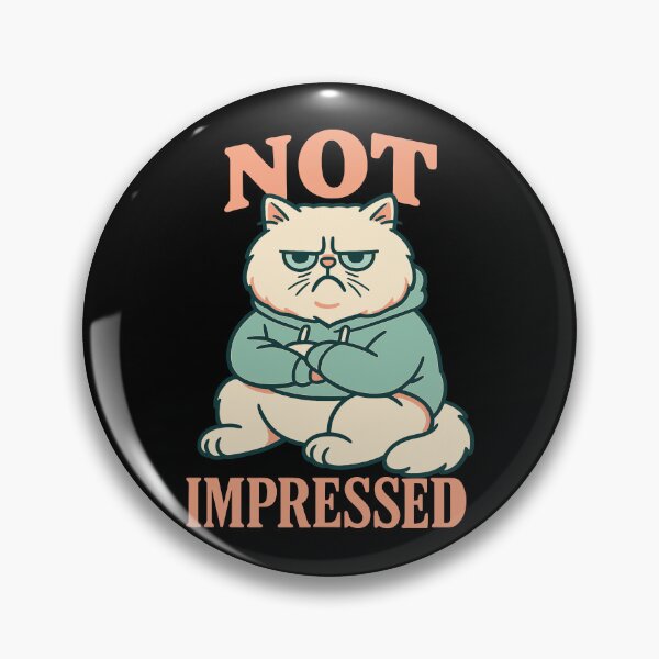 Item preview, Not Impressed Cat Shirt – Straightforward Cat Attitude designed and sold by WhiskerlyGfx.