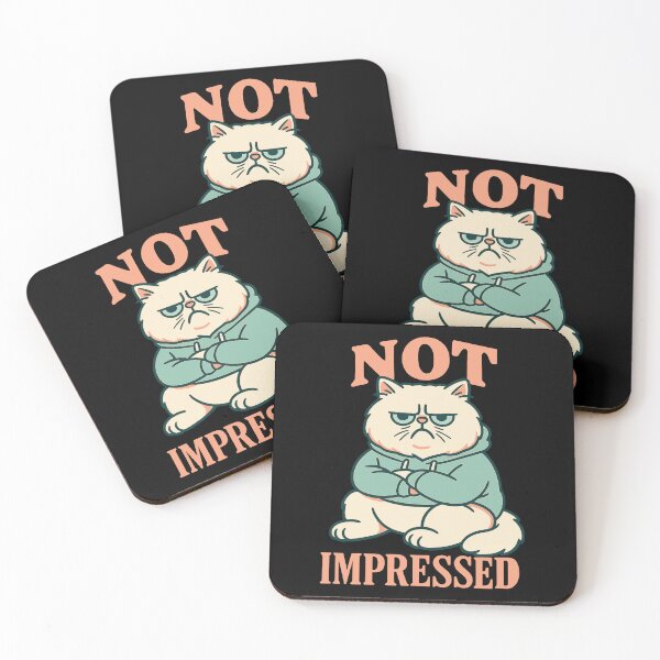 Item preview, Not Impressed Cat Shirt – Straightforward Cat Attitude designed and sold by WhiskerlyGfx.