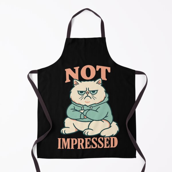 Item preview, Not Impressed Cat Shirt – Straightforward Cat Attitude designed and sold by WhiskerlyGfx.