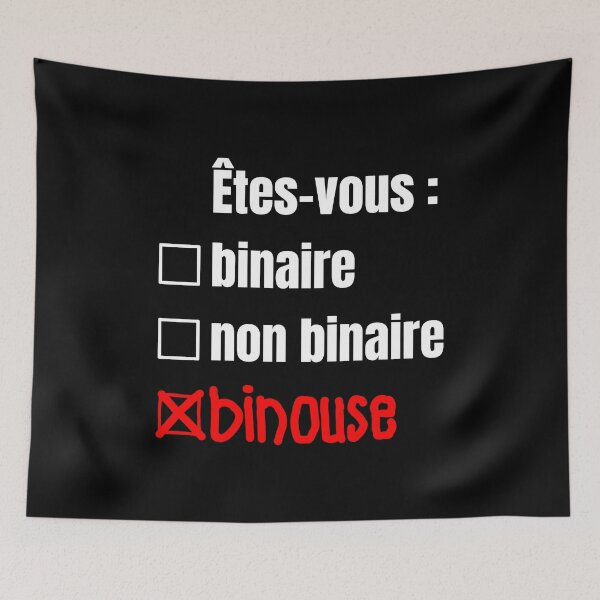 Item preview, ARE YOU BINARY, NON-BINARY, BINOUSE! (beer) designed and sold by francoisville.